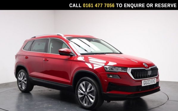 Used 2023 RED SKODA KAROQ SUV 1.5 TSI ACT SE L SUV 5dr Petrol DSG Euro 6 (s/s) (150 ps) (reg. 2023-04-15) for sale in Stockport