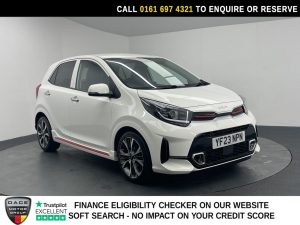 Used 2023 WHITE KIA PICANTO Hatchback 1.0 T-GDi GT-Line S Hatchback 5dr Petrol Manual Euro 6 (s/s) (99 bhp) (reg. 2023-05-31) for sale in Manchester