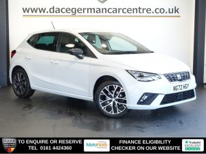 Used 2023 WHITE SEAT IBIZA Hatchback 1.0 TSI XCELLENCE Hatchback 5dr Petrol Manual Euro 6 (s/s) (110 ps) (reg. 2023-02-02) for sale in Altrincham