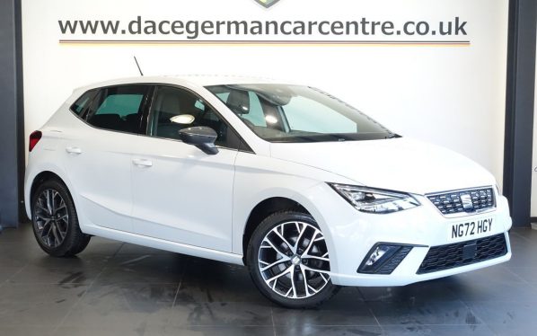 Used 2023 WHITE SEAT IBIZA Hatchback 1.0 TSI XCELLENCE Hatchback 5dr Petrol Manual Euro 6 (s/s) (110 ps) (reg. 2023-02-02) for sale in Altrincham