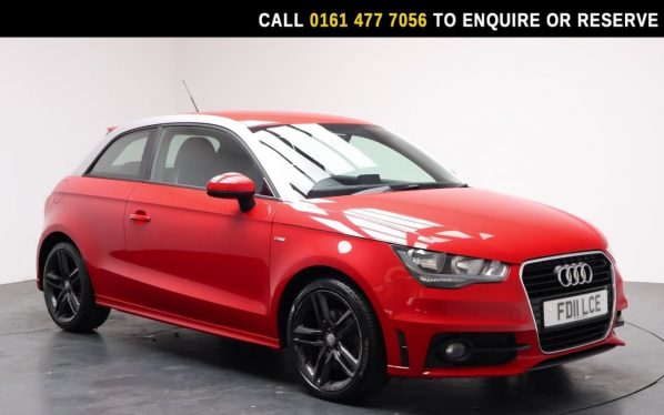 Used 2011 RED AUDI A1 Hatchback 1.4 TFSI S line Hatchback 3dr Petrol S Tronic Euro 5 (s/s) (122 ps) (reg. 2011-06-13) for sale in Stockport