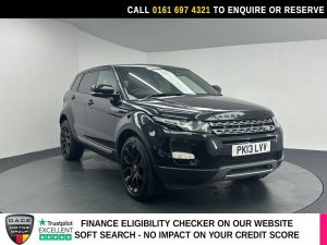 Used 2013 BLACK LAND ROVER RANGE ROVER EVOQUE SUV 2.2 SD4 Pure SUV 5dr Diesel Manual 4WD Euro 5 (s/s) (190 ps) (reg. 2013-04-26) for sale in Manchester