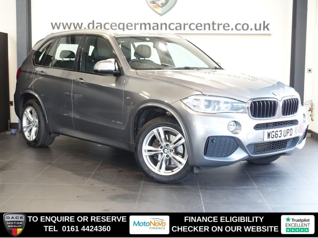 Used 2013 GREY BMW X5 SUV 3.0 30d M Sport SUV 5dr Diesel Auto xDrive Euro 6 (s/s) (258 ps) (reg. 2013-11-16) for sale in Altrincham