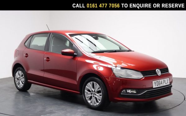 Used 2014 RED VOLKSWAGEN POLO Hatchback 1.2 TSI BlueMotion Tech SE Hatchback 5dr Petrol Manual Euro 6 (s/s) (90 ps) (reg. 2014-09-30) for sale in Stockport