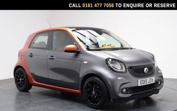 Used 2015 GREY SMART FORFOUR Hatchback 1.0 Edition 1 Hatchback 5dr Petrol Manual Euro 6 (s/s) (71 ps) (reg. 2015-03-17) for sale in Stockport