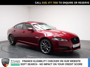 Used 2015 RED JAGUAR XF Saloon 2.2d R-Sport Black Saloon 4dr Diesel Auto Euro 5 (s/s) (200 ps) (reg. 2015-06-04) for sale in Stockport