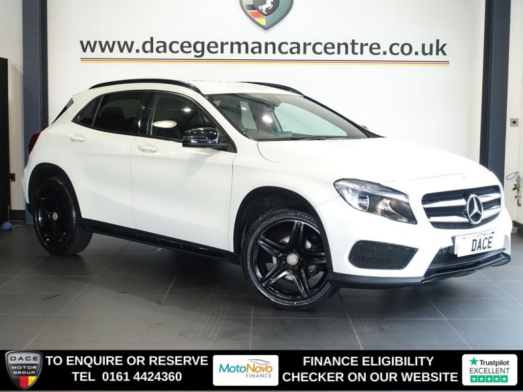Used 2015 WHITE MERCEDES-BENZ GLA SUV 2.1 GLA200d AMG Line SUV 5dr Diesel 7G-DCT Euro 6 (s/s) (136 ps) (reg. 2015-09-28) for sale in Altrincham