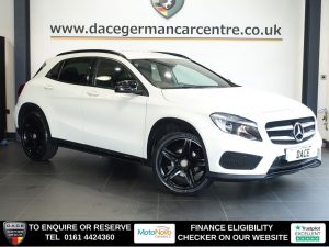Used 2015 WHITE MERCEDES-BENZ GLA SUV 2.1 GLA200d AMG Line SUV 5dr Diesel 7G-DCT Euro 6 (s/s) (136 ps) (reg. 2015-09-28) for sale in Altrincham