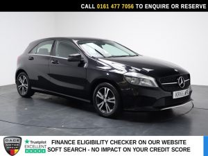 Used 2016 BLACK MERCEDES-BENZ A-CLASS Hatchback 1.6 A180 SE Hatchback 5dr Petrol 7G-DCT Euro 6 (s/s) (122 ps) (reg. 2016-12-13) for sale in Stockport