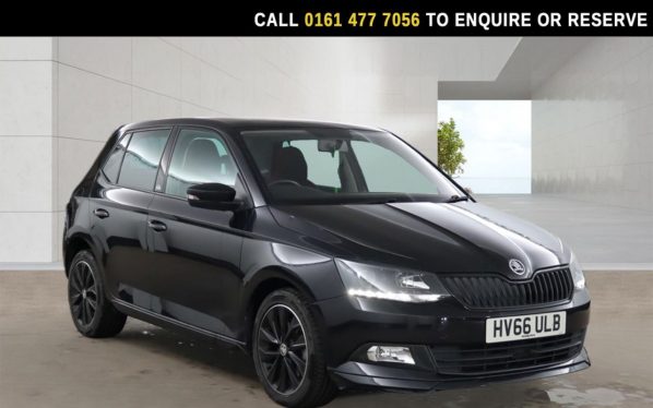 Used 2016 BLACK SKODA FABIA Hatchback 1.2 TSI Monte Carlo Hatchback 5dr Petrol Manual Euro 6 (s/s) (110 ps) (reg. 2016-11-10) for sale in Stockport