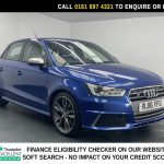 Used 2016 BLUE AUDI S1 Hatchback 2.0 TFSI Sportback 5dr Petrol Manual quattro Euro 6 (s/s) (231 ps) (reg. 2016-06-09) for sale in Manchester