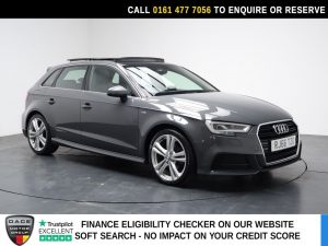 Used 2016 GREY AUDI A3 Hatchback 2.0 TDI S line Sportback 5dr Diesel Manual Euro 6 (s/s) (150 ps) (reg. 2016-12-06) for sale in Stockport