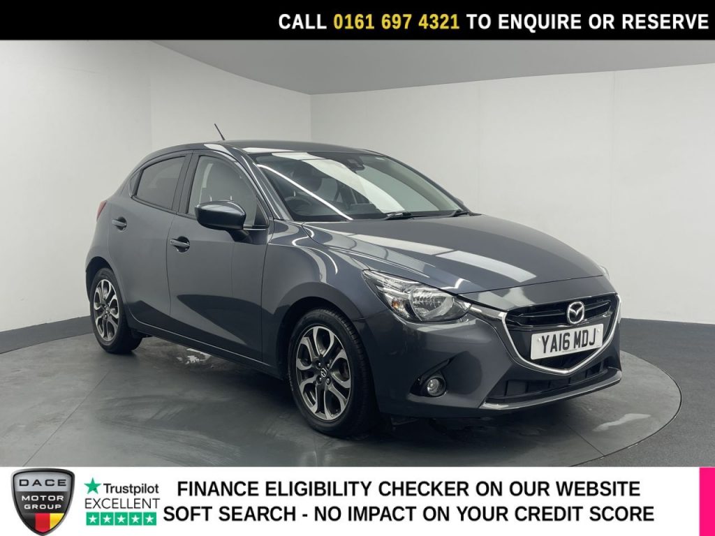Used 2016 GREY MAZDA MAZDA2 Hatchback 1.5 SKYACTIV-G Sport Hatchback 5dr Petrol Manual Euro 6 (s/s) (90 ps) (reg. 2016-06-30) for sale in Manchester