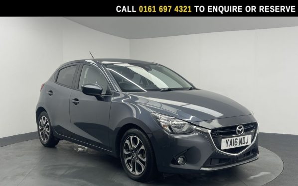 Used 2016 GREY MAZDA MAZDA2 Hatchback 1.5 SKYACTIV-G Sport Hatchback 5dr Petrol Manual Euro 6 (s/s) (90 ps) (reg. 2016-06-30) for sale in Manchester