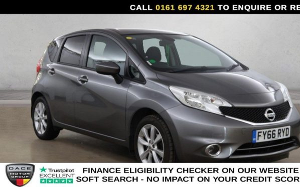 Used 2016 GREY NISSAN NOTE Hatchback 1.2 DIG-S Acenta Premium Hatchback 5dr Petrol XTRON Euro 6 (s/s) (98 ps) (reg. 2016-09-30) for sale in Manchester