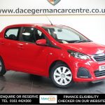Used 2016 RED PEUGEOT 108 Hatchback 1.0 Active Hatchback 5dr Petrol Manual Euro 6 (68 ps) (reg. 2016-08-16) for sale in Altrincham