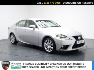 Used 2016 SILVER LEXUS IS Saloon 2.5 300h Advance Saloon 4dr Petrol Hybrid E-CVT Euro 6 (s/s) (223 ps) (reg. 2016-05-31) for sale in Stockport