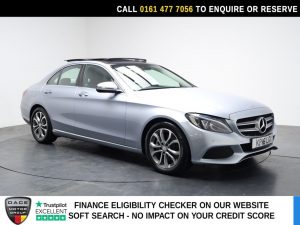 Used 2016 SILVER MERCEDES-BENZ C-CLASS Saloon 2.1 C220d Sport (Premium Plus) Saloon 4dr Diesel 7G-Tronic+ Euro 6 (s/s) (170 ps) (reg. 2016-04-19) for sale in Stockport