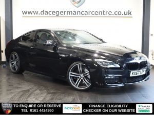 Used 2017 BLACK BMW 6 SERIES Coupe 3.0 640d M Sport Coupe 2dr Diesel Auto Euro 6 (s/s) (313 ps) (reg. 2017-09-19) for sale in Altrincham