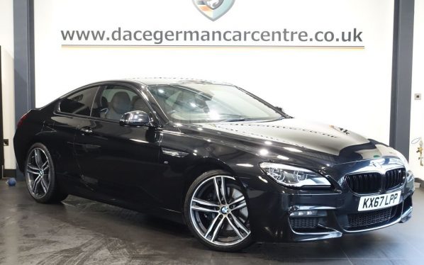 Used 2017 BLACK BMW 6 SERIES Coupe 3.0 640d M Sport Coupe 2dr Diesel Auto Euro 6 (s/s) (313 ps) (reg. 2017-09-19) for sale in Altrincham