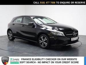 Used 2017 BLACK MERCEDES-BENZ A-CLASS Hatchback 1.6 A160 SE Hatchback 5dr Petrol Manual Euro 6 (s/s) (102 ps) (reg. 2017-07-06) for sale in Stockport