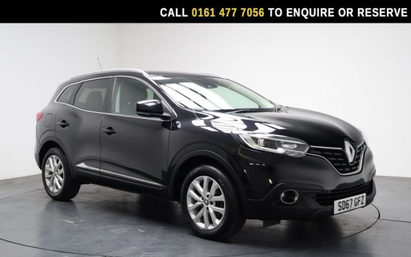 Used 2017 BLACK RENAULT KADJAR SUV 1.5 dCi Dynamique Nav SUV 5dr Diesel Manual Euro 6 (s/s) (110 ps) (reg. 2017-09-30) for sale in Stockport
