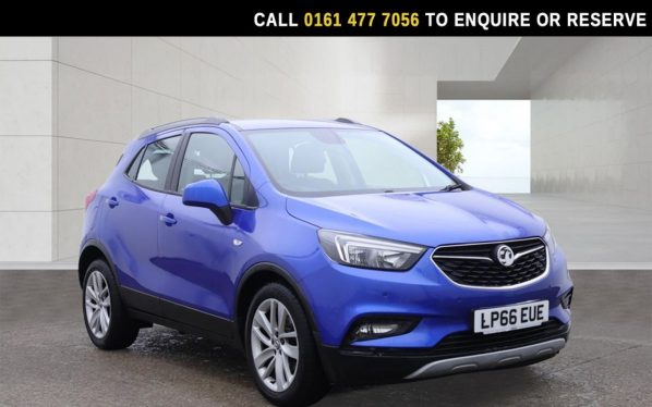 Used 2017 BLUE VAUXHALL MOKKA X SUV 1.4i Turbo Active SUV 5dr Petrol Auto Euro 6 (140 ps) (reg. 2017-01-09) for sale in Stockport