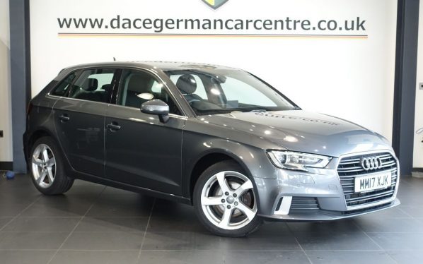 Used 2017 GREY AUDI A3 Hatchback 1.6 TDI Sport Sportback 5dr Diesel S Tronic Euro 6 (s/s) (110 ps) (reg. 2017-06-30) for sale in Altrincham