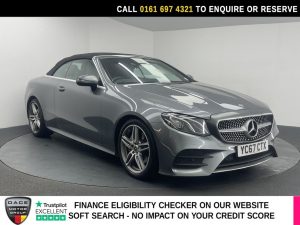Used 2017 GREY MERCEDES-BENZ E-CLASS Convertible 2.0 E220d AMG Line Cabriolet 2dr Diesel G-Tronic+ Euro 6 (s/s) (194 ps) (reg. 2017-10-25) for sale in Manchester