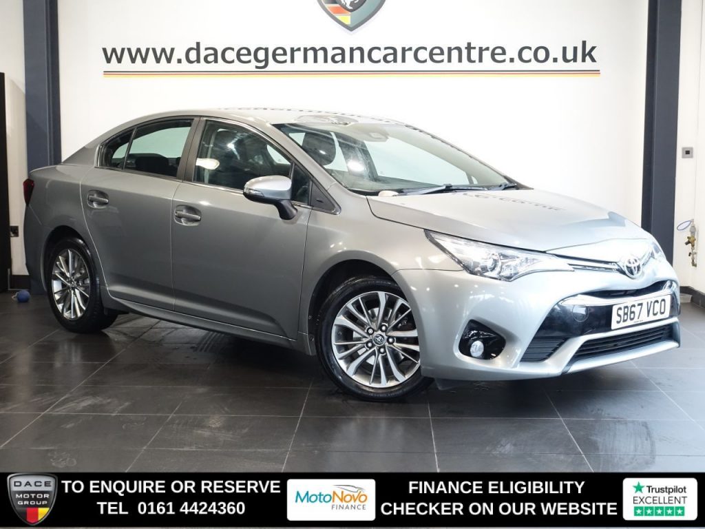 Used 2017 GREY TOYOTA AVENSIS Saloon 1.8 V-Matic Business Edition Saloon 4dr Petrol Manual Euro 6 (147 ps) (reg. 2017-12-15) for sale in Altrincham