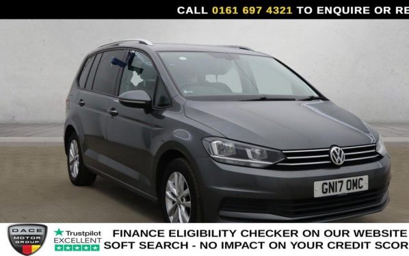 Used 2017 GREY VOLKSWAGEN TOURAN MPV 1.6 TDI BlueMotion Tech SE MPV 5dr Diesel DSG Euro 6 (s/s) (115 ps) (reg. 2017-03-03) for sale in Manchester
