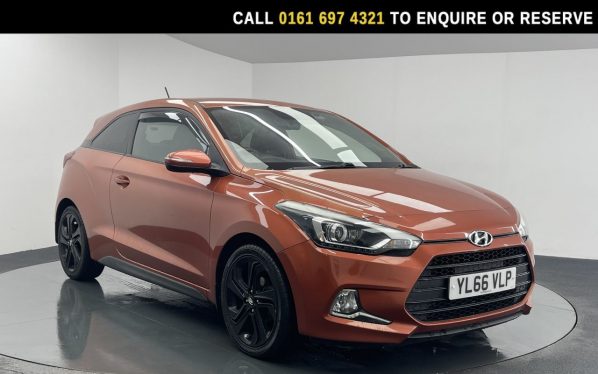 Used 2017 ORANGE HYUNDAI I20 Coupe 1.2 Sport Coupe 3dr Petrol Manual Euro 6 (84 ps) (reg. 2017-01-12) for sale in Manchester