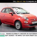 Used 2017 PINK FIAT 500 Hatchback 1.2 Lounge Hatchback 3dr Petrol Manual Euro 6 (s/s) (69 bhp) (reg. 2017-03-31) for sale in Stockport