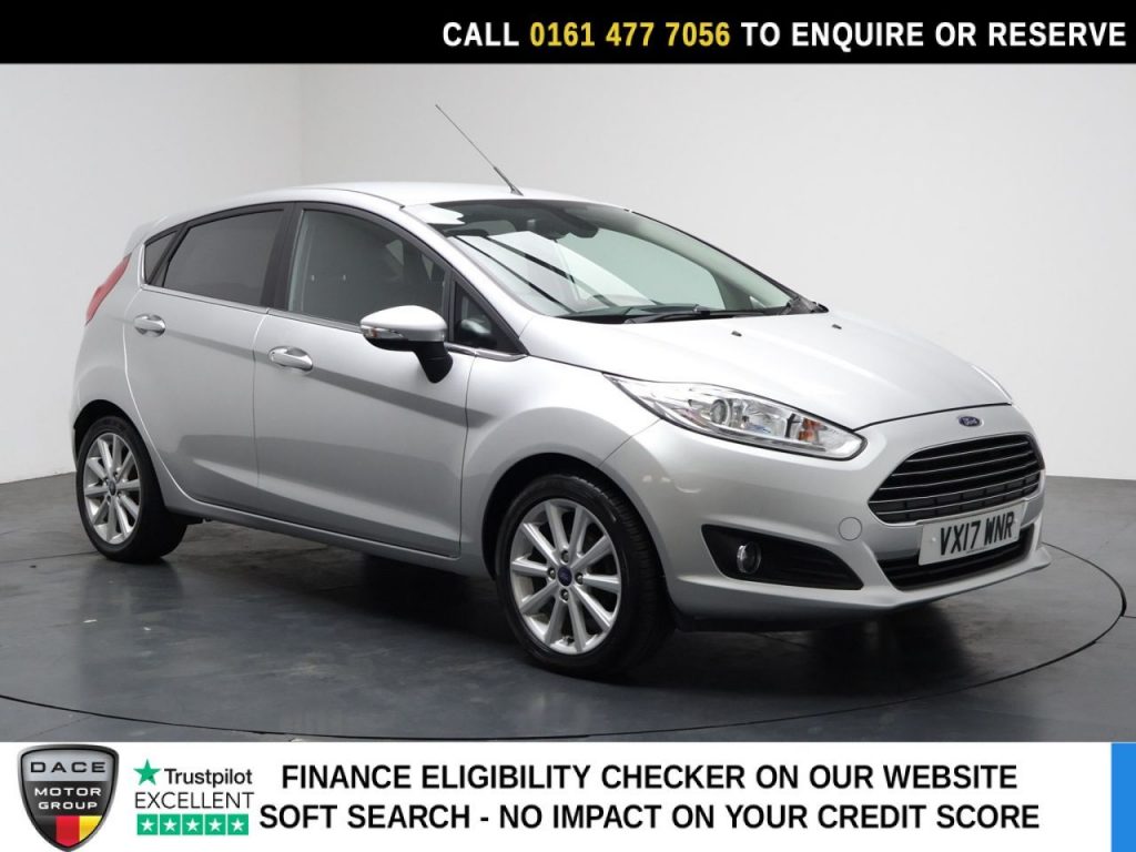 Used 2017 SILVER FORD FIESTA Hatchback 1.0T EcoBoost Titanium Hatchback 5dr Petrol Manual Euro 6 (s/s) (100 ps) (reg. 2017-03-03) for sale in Stockport