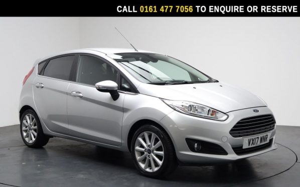 Used 2017 SILVER FORD FIESTA Hatchback 1.0T EcoBoost Titanium Hatchback 5dr Petrol Manual Euro 6 (s/s) (100 ps) (reg. 2017-03-03) for sale in Stockport