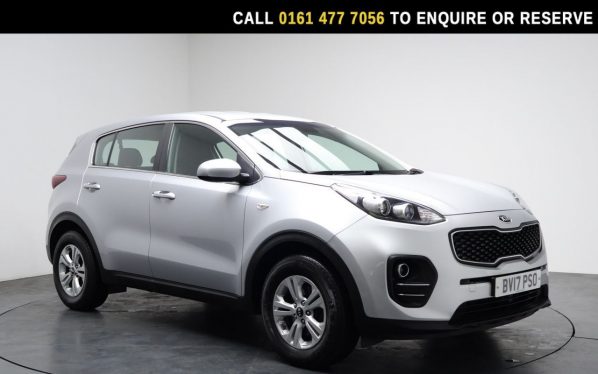 Used 2017 SILVER KIA SPORTAGE SUV 1.7 CRDi 1 SUV 5dr Diesel Manual Euro 6 (s/s) (114 bhp) (reg. 2017-03-20) for sale in Stockport