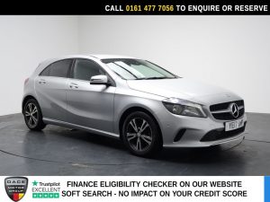 Used 2017 SILVER MERCEDES-BENZ A-CLASS Hatchback 1.5 A180d SE Hatchback 5dr Diesel 7G-DCT Euro 6 (s/s) (109 ps) (reg. 2017-03-28) for sale in Stockport