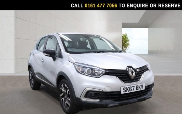 Used 2017 SILVER RENAULT CAPTUR SUV 0.9 TCe ENERGY Dynamique Nav SUV 5dr Petrol Manual Euro 6 (s/s) (90 ps) (reg. 2017-09-20) for sale in Stockport