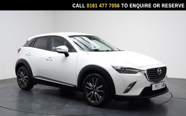 Used 2017 WHITE MAZDA CX-3 SUV 2.0 SKYACTIV-G Sport Nav SUV 5dr Petrol Manual 4WD Euro 6 (s/s) (150 ps) (reg. 2017-03-01) for sale in Stockport