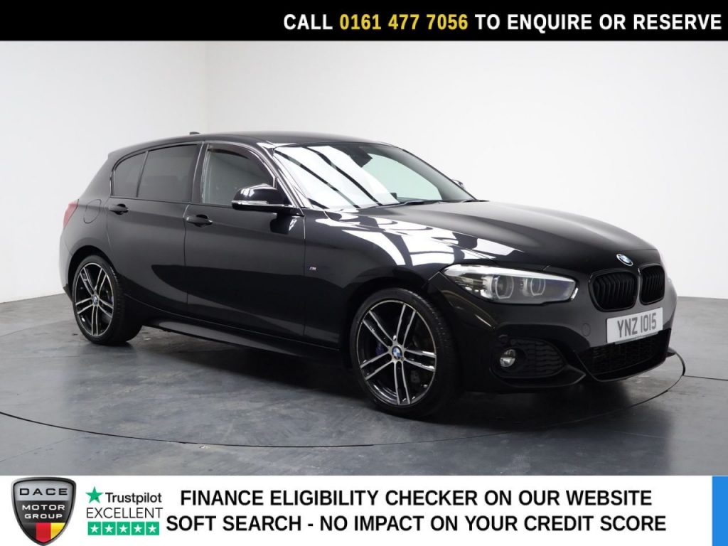 Used 2018 BLACK BMW 1 SERIES Hatchback 2.0 118d M Sport Shadow Edition Hatchback 5dr Diesel Auto Euro 6 (s/s) (150 ps) (reg. 2018-08-03) for sale in Stockport