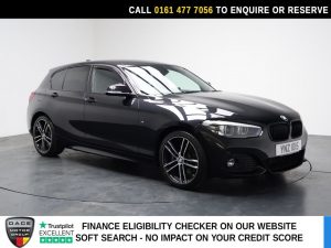 Used 2018 BLACK BMW 1 SERIES Hatchback 2.0 118d M Sport Shadow Edition Hatchback 5dr Diesel Auto Euro 6 (s/s) (150 ps) (reg. 2018-08-03) for sale in Stockport