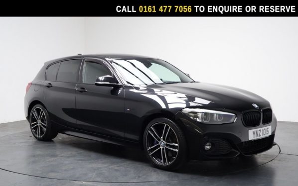 Used 2018 BLACK BMW 1 SERIES Hatchback 2.0 118d M Sport Shadow Edition Hatchback 5dr Diesel Auto Euro 6 (s/s) (150 ps) (reg. 2018-08-03) for sale in Stockport
