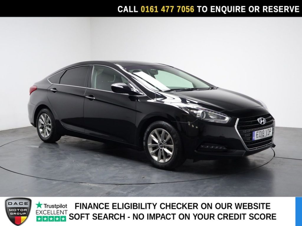 Used 2018 BLACK HYUNDAI I40 Saloon 1.7 CRDi Blue Drive SE Nav Saloon 4dr Diesel Manual Euro 6 (s/s) (141 ps) (reg. 2018-06-18) for sale in Stockport