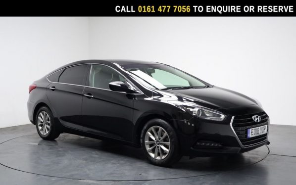 Used 2018 BLACK HYUNDAI I40 Saloon 1.7 CRDi Blue Drive SE Nav Saloon 4dr Diesel Manual Euro 6 (s/s) (141 ps) (reg. 2018-06-18) for sale in Stockport