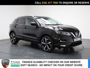 Used 2018 BLACK NISSAN QASHQAI SUV 1.2 DIG-T Tekna SUV 5dr Petrol Manual Euro 6 (s/s) (115 ps) (reg. 2018-09-28) for sale in Stockport