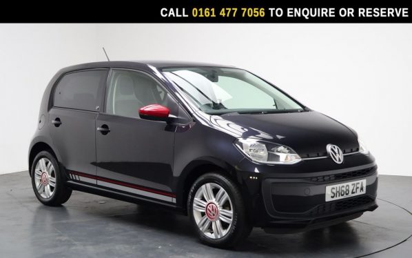 Used 2018 BLACK VOLKSWAGEN UP! Hatchback 1.0 up! beats Hatchback 5dr Petrol Manual Euro 6 (s/s) (60 ps) (reg. 2018-12-21) for sale in Stockport