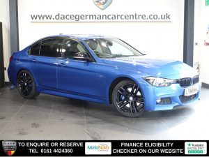 Used 2018 BLUE BMW 3 SERIES Saloon 2.0 320i M Sport Shadow Edition Saloon 4dr Petrol Auto Euro 6 (s/s) (184 ps) (reg. 2018-10-24) for sale in Altrincham