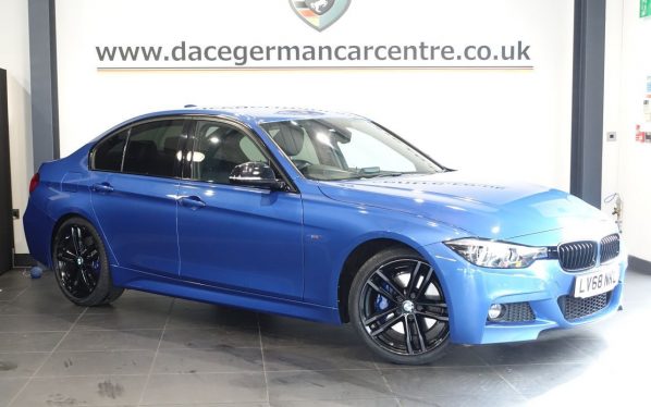 Used 2018 BLUE BMW 3 SERIES Saloon 2.0 320i M Sport Shadow Edition Saloon 4dr Petrol Auto Euro 6 (s/s) (184 ps) (reg. 2018-10-24) for sale in Altrincham