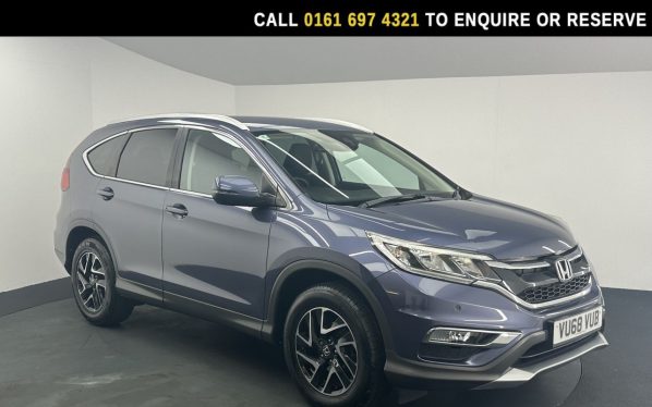Used 2018 BLUE HONDA CR-V SUV 2.0 i-VTEC SE Plus Navi SUV 5dr Petrol Auto 4WD Euro 6 (155 ps) (reg. 2018-09-19) for sale in Manchester