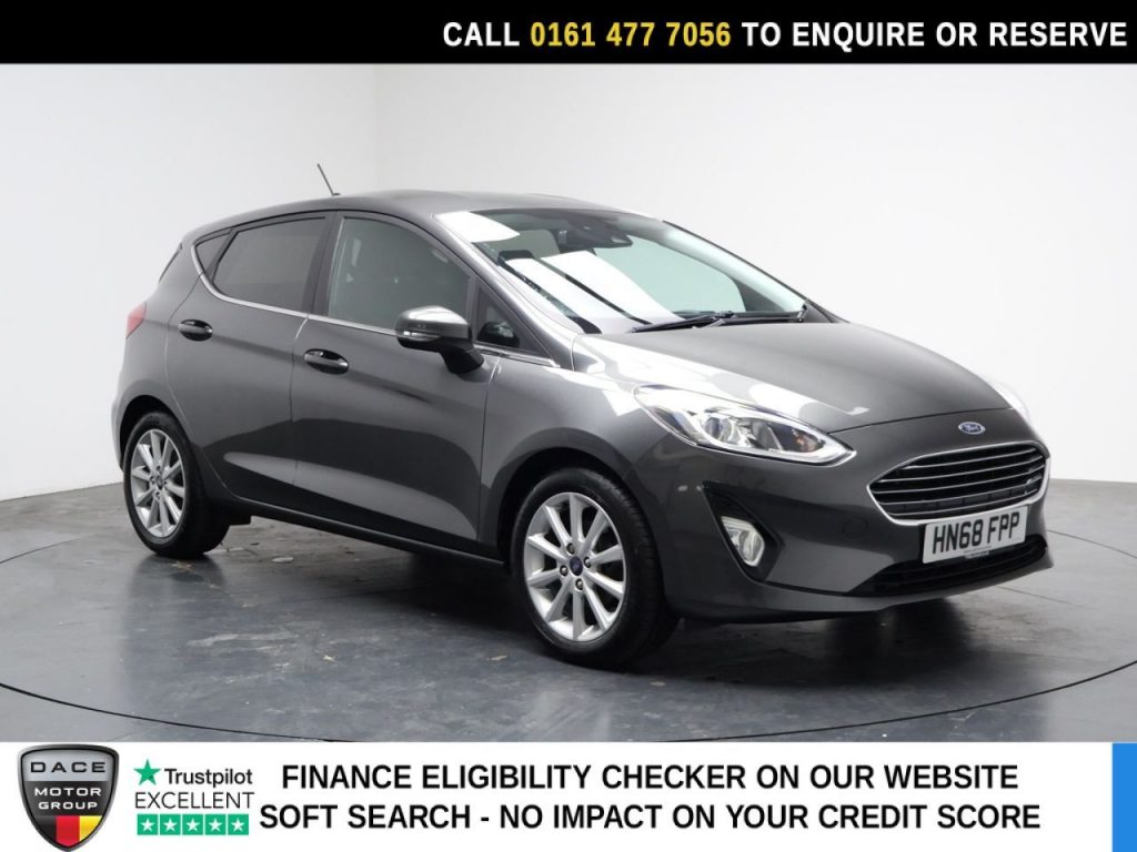 Used 2018 GREY FORD FIESTA Hatchback 1.0T EcoBoost GPF Titanium X Hatchback 5dr Petrol Manual Euro 6 (s/s) (125 ps) (reg. 2018-11-28) for sale in Stockport